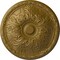 Ekena Millwork Granada Ceiling Medallion (Fits Canopies up to 4 1/4"), Hand-Painted Gold, 15 3/4"OD x 5/8"P CM16GAGLS - alternate 1
